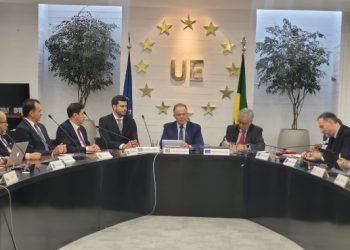 Casagrande comanda reunião com delegação da União Europeia no Brasil trata sobre mudanças climáticas