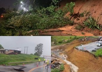 CHUVAS NO ES – Rodovias Federais tem 9 pontos interditados,3 com interdição total