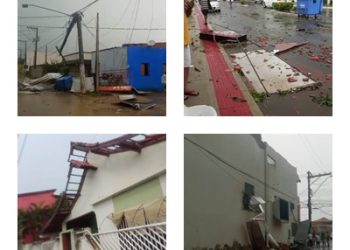 VIDEOS – Temporal deixa marcas de destruição em casas e comércios de Bebedouro