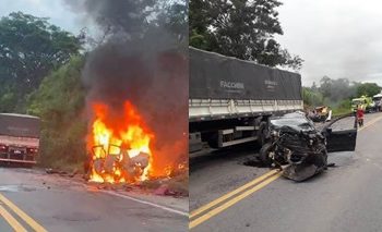 ATUALIZAÇÃO E VÍDEO – acidente entre carreta e dois automóveis deixa duas pessoas mortas na BR 101