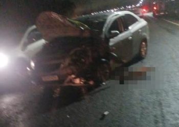 ATUALIZAÇÃO  – Acidente na estrada do Pontal com duas mortes e uma pessoa ferida