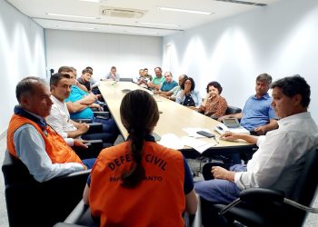 Deputado Estadual Lucas Scaramussa se reúne com o Governo do Estado para buscar soluções aos alagamentos da região de Bebedouro em Linhares