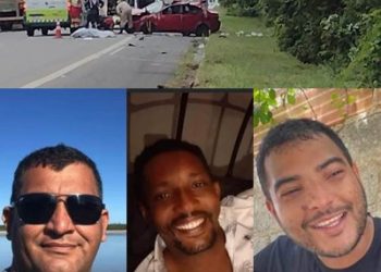 Acidente envolvendo automóvel e ônibus deixa três óbitos e duas pessoas feridas, na BR 101, em Conceição da Barra