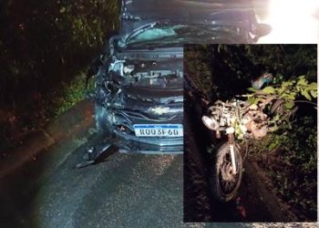 ATUALIZAÇÃO – Colisão entre carro e moto deixa uma pessoa morta na BR 101, em Sooretama
