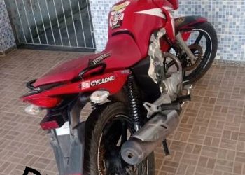 Polícia recupera moto roubada de tratorista, que estava a caminho do trabalho, em Linhares