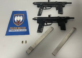 Noites de domingo e segunda-feira de intensos tiroteios no Jocafe, em Linhares. Polícia apreendeu duas submetralhadoras