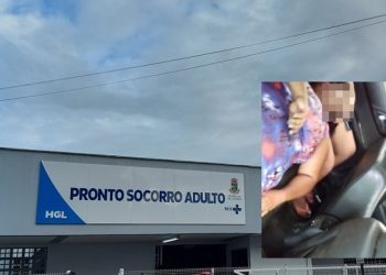 VIDEOS – Paciente desmaiada, teve que esperar mais de 20 minutos por maca no HGL, para ser retirada de carro e levada para ser atendida. Prefeitura não respondeu