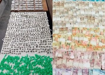 GUARANÁ ARACRUZ – polícia apreende grande quantidade de drogas e mais de 10 mil reais em dinheiro