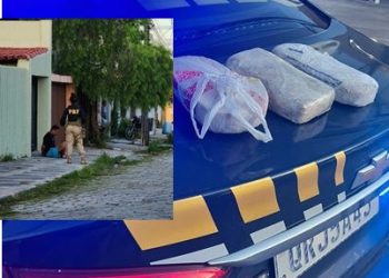 VÍDEO FLAGRANTE – Casal é detido, pela PRF após, fuga, perseguição e apreensão de grande quantidade de crack em Linhares