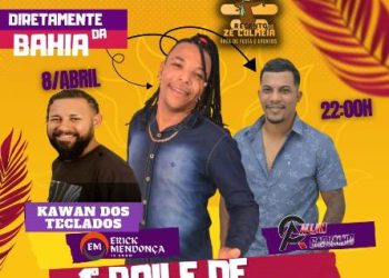 Sábado tem baile da Aleluia, no Recanto do Zé Comeia,em Povoação, com três atrações musicais