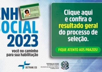 Detran-ES divulga lista dos 3.500 selecionados na 1º fase do CNH Social 2023
