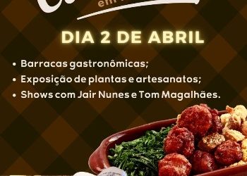 Domingo (02/04), acontece mais uma edição da  Feira Cultural de Rio Bananal.