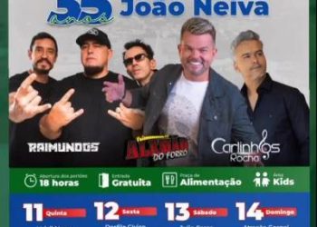 Maio tem Festa do 35º Aniversário de Emancipação Política  de João Neiva. A cidade ganha novo local para eventos