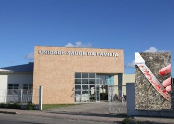 Homem esfaqueado e ensanguentado procura atendimento no Posto de Saúde do Planalto, em Linhares