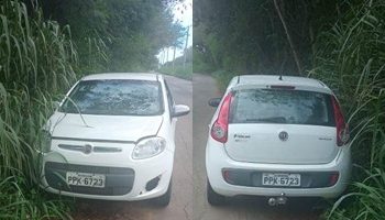 Pálio com restrição de furto ou roubo é encontrado na estrada de Jataipeba em Linhares