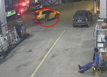 VÍDEO – Homem é atropelado, levanta, faz registro na polícia, vai ao hospital e morre em Santa Maria de Jetibá