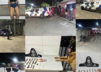 Força Tática e K-9  fazem apreensão de drogas e adolescente no Nova Esperança, em Linhares