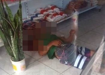 Edmar é morto com 4 tiros, dentro de Mercearia, no bairro Nova Esperança, em Linhares