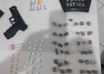 Força Tática tira de circulação, em Sooretama; maconha, crack e cocaína