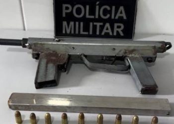 “Pó do Shell”, Submetralhadora e munições são apreendidas pela PM