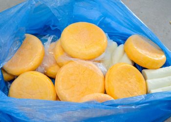 40 quilos de queijos são apreendidos pela Vigilância Sanitária em Linhares