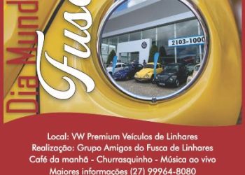 Dia mundial do fusca será comemorado em Linhares, neste sábado (24)