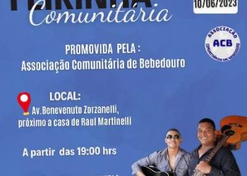 Hoje (10), tem Feira Comunitária, com música ao vivo, em Bebedouro, Linhares-ES