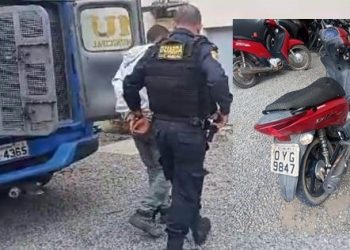 VÍDEO – em menos de 24 horas, agentes da Guarda Civil Municipal de Linhares, recuperam motocicleta roubada em Jaguaré