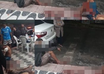 Dois homens são atingidos por golpes de facão, no bairro Interlagos, em Linhares