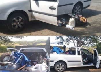 Trio suspeito de roubar residência no balneário de Guriri, é preso na BR 101, pela PRF de Linhares