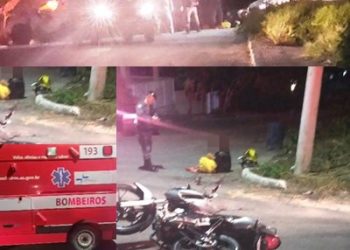 Indivíduos fazem manobra de “Corta Giros”, fogem da Polícia, tenta atropelar PM, atira contra os militares, e um dos suspeitos é baleado