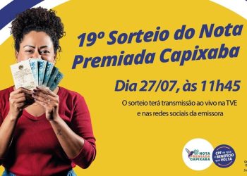 Nota Premiada Capixaba: 12 prêmios serão sorteados nesta quinta-feira (27)