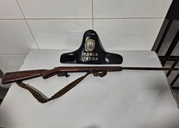 Polícia Militar apreende arma de fogo no Jocafe 2