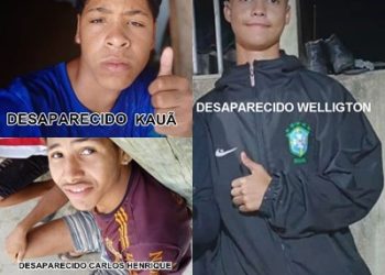 URGENTE – três adolescentes, de Sooretama, estão desaparecidos, após  irem ao local, onde ocorreu tiroteio. Famílias estão desesperadas