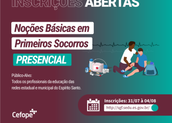 Sedu e Corpo de Bombeiros disponibilizam formação em Noções Básicas de Primeiros Socorros