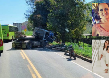 ATUALIZAÇÃO – Colisão entre caminhão e pick-up Touro deixa dois óbitos na BR-259, em Baunilha