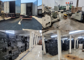 Polícia Federal e Ministério do Trabalho localizam fábrica clandestina de cigarros falsificados