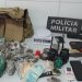 LINHARES – Polícia apreende grande quantidade de maconha, rádios comunicadores, simulacros, vários objetos utilizados para o tráfico. A lista é extensa