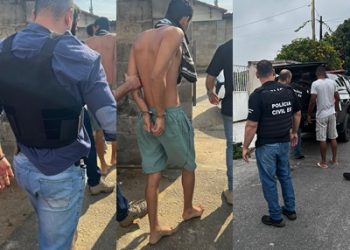 Operação em Linhares prende integrante de organização criminosa de roubo de cargas do RJ e dois suspeitos de cometerem homicídios em Linhares