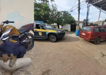 PRF recupera na BR 101, dois veículos roubados. Um dos condutores estava dirigindo após ter ingerido bebida alcoólica
