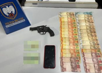 “Boneco”, é preso no Santa Cruz, com arma de fogo