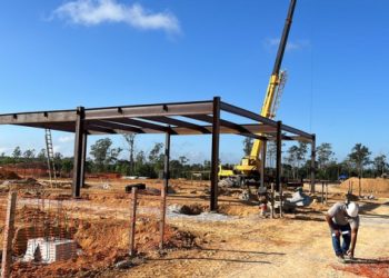 DER-ES avança nas obras do Complexo de Saúde do Norte, em São Mateus