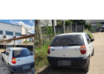Polícia Civil recupera carro roubado em Sooretama e procurar por dupla de assaltantes