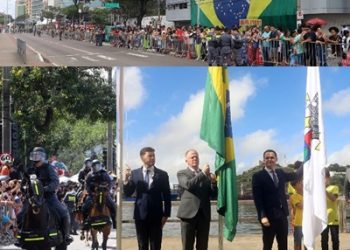 Desfile cívico-militar reúne cerca de dez mil pessoas em Vitória