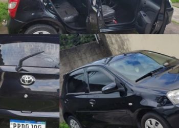 Mais um – motorista de carro de aplicativo tem carro roubado e é abandonado em canavial