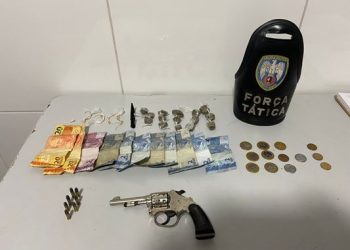 Após intenso tiroteio em Bebedouro, jovem é preso e adolescente apreendido, em Linhares-ES