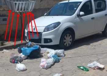 VÍDEO – Moradores do bairro Araçá, em Linhares, reclamam da forma que lixo é recolhido