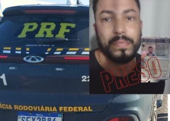 PRF prende foragido da Justiça, em São Mateus, que estava na lista dos mais procurados do ES