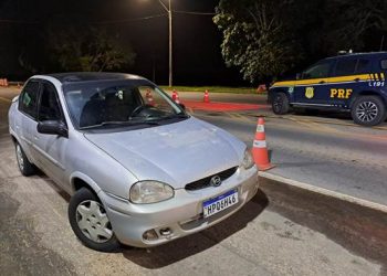 PRF recupera outro veículo clonado, na noite deste domingo, em Linhares