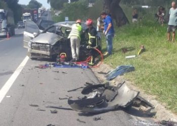 Grave acidente deixa dois mortos, na BR-101, em São Mateus